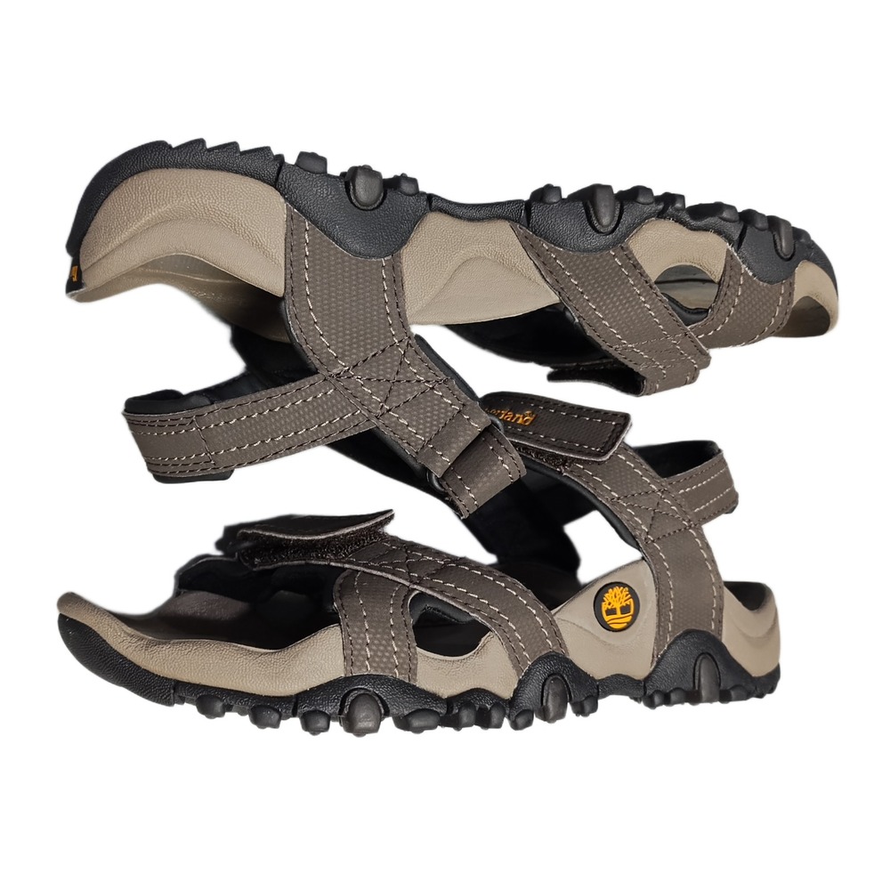 Timberland Granite Trailray Sandals Mens US 8M Gray Comfort Open Toe Hook & Loop
